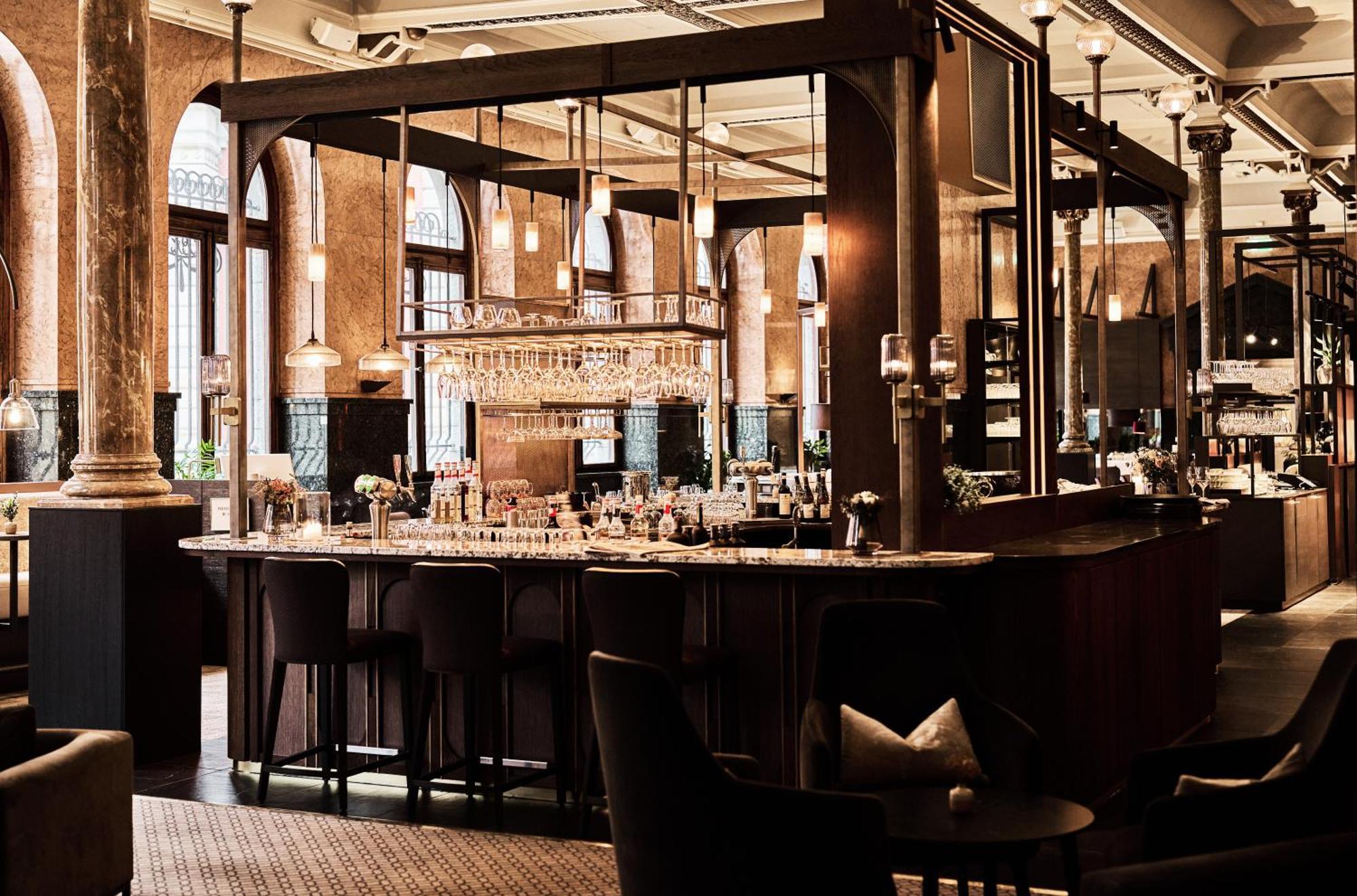 Opus 16 Hotel Bergen Exterior photo The bar at the restaurant