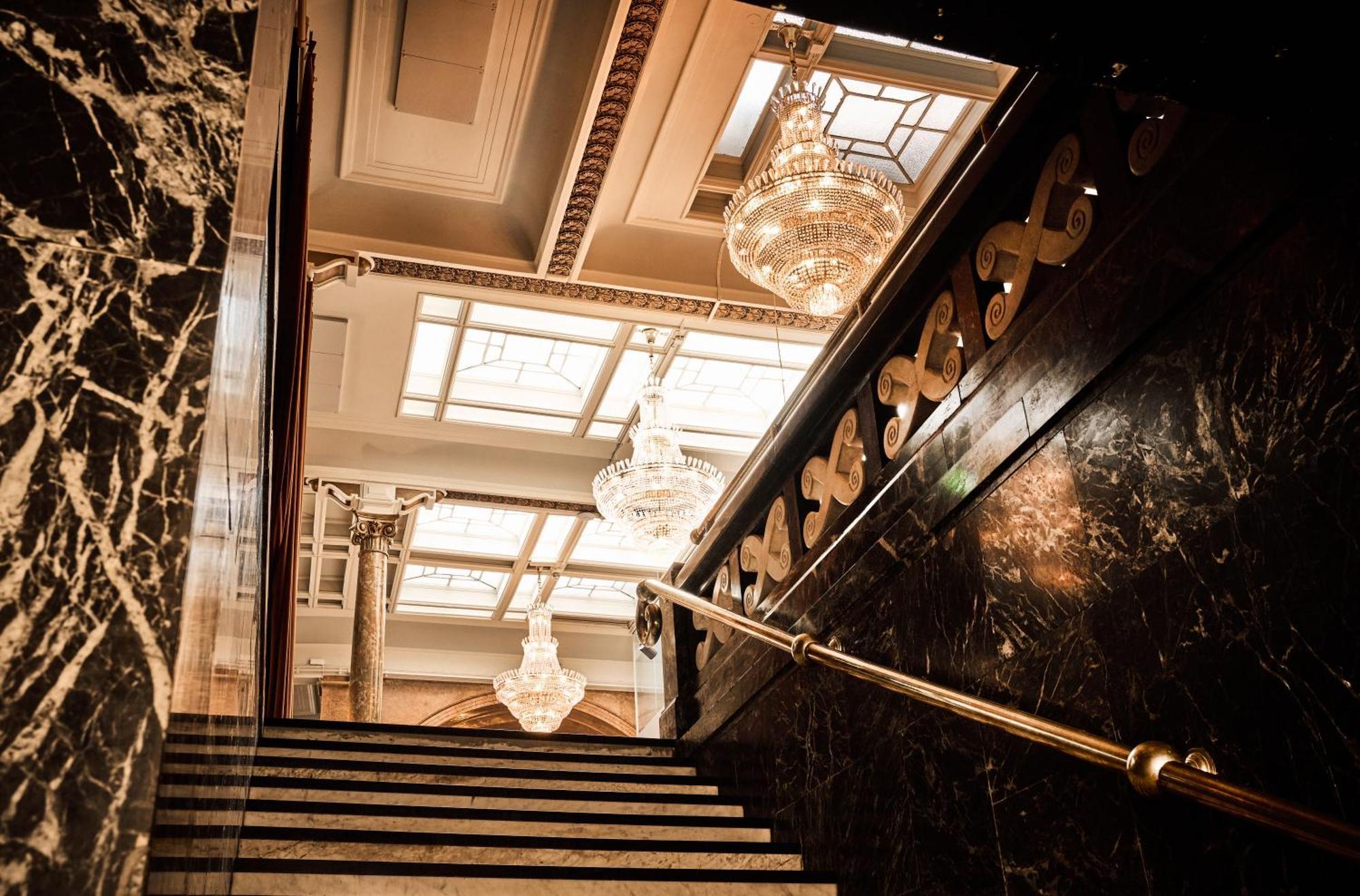 Opus 16 Hotel Bergen Exterior photo The staircase