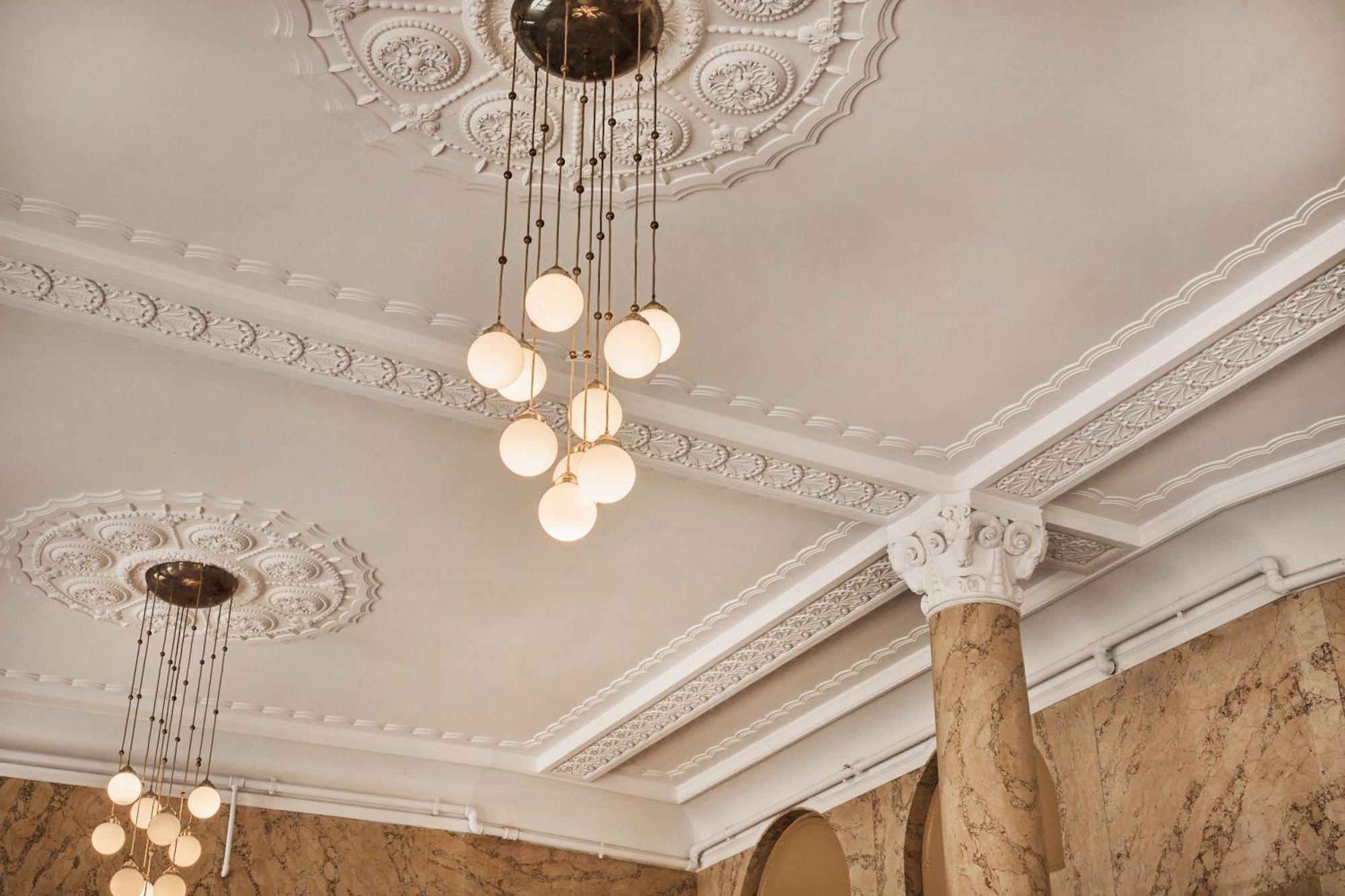 Opus 16 Hotel Bergen Exterior photo Ceiling of the main hall