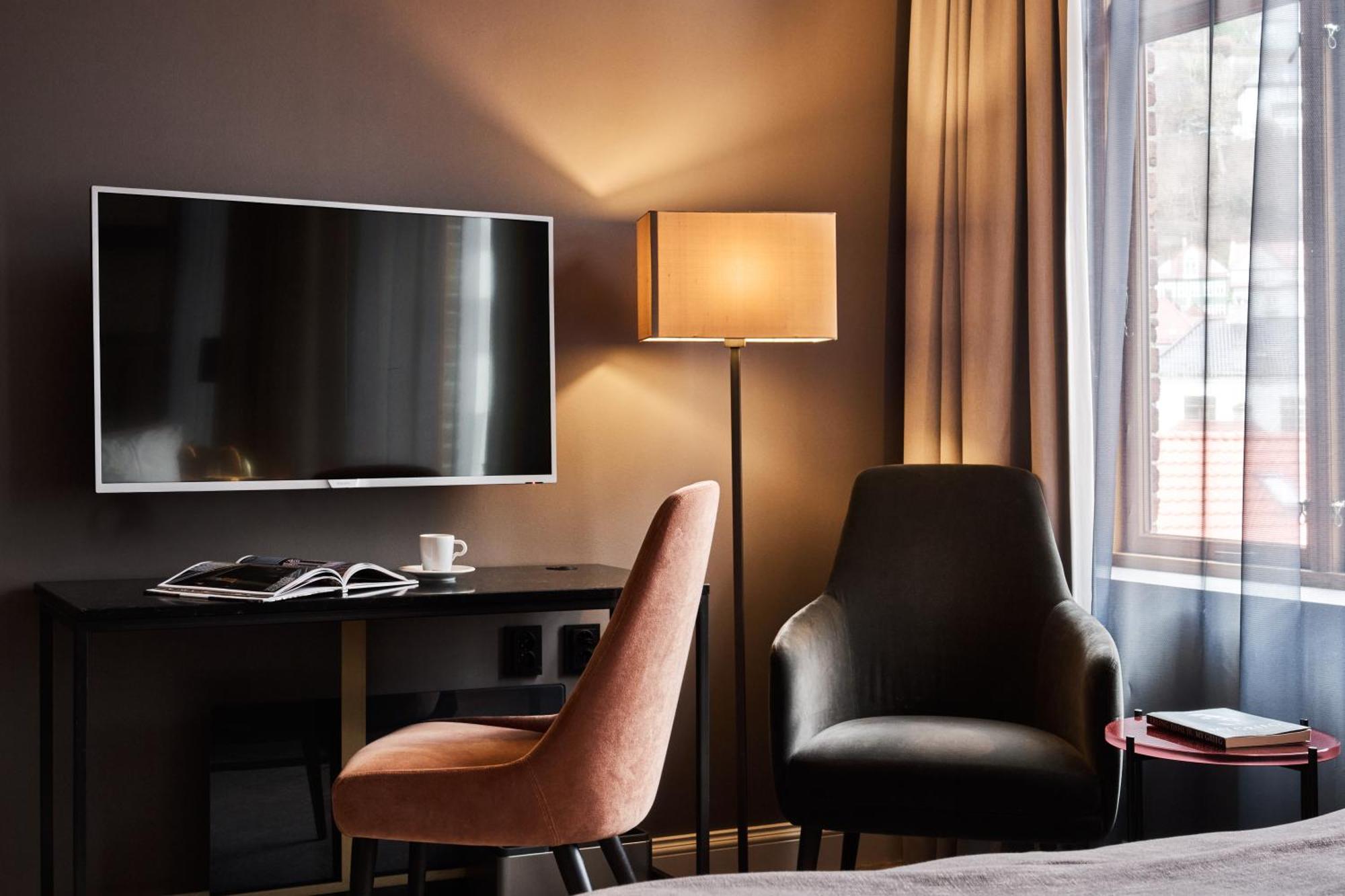 Opus 16 Hotel Bergen Exterior photo A room at the hotel