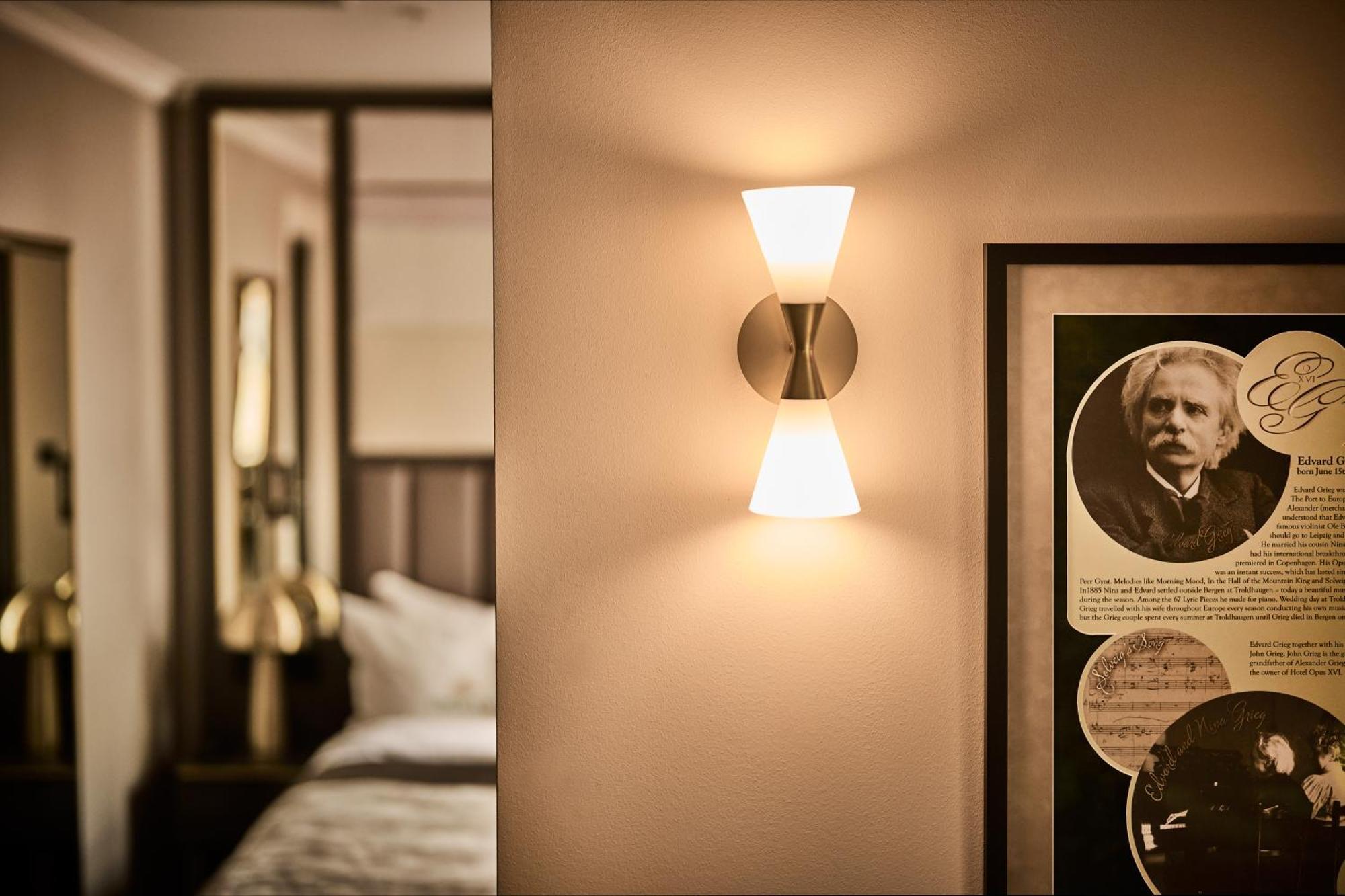 Opus 16 Hotel Bergen Exterior photo Wall light